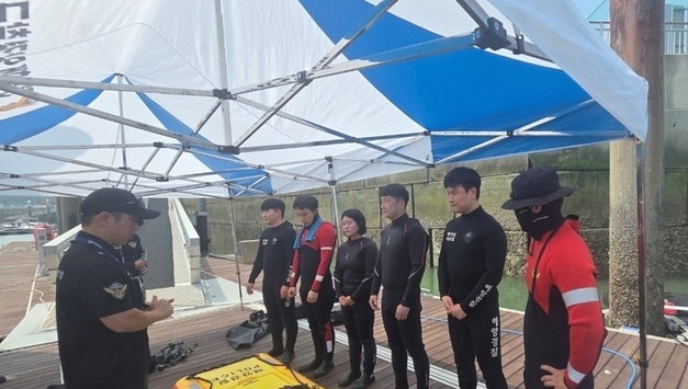 평택해경, 골든타임 확보 핵심장비 ‘동력구조보드’ 집중 훈련