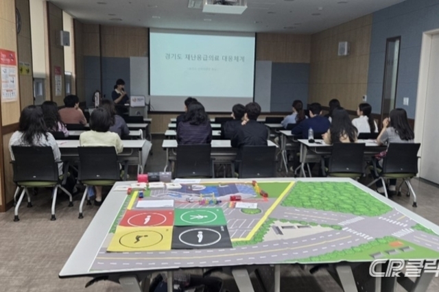 송탄보건소, '재난의료대응 교육훈련' 실시…현장 대응 능력과 초기대응 역량 키우기 위한
