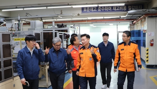 송탄소방서, 자동차부품 제조공장 찾아 화재안전 점검