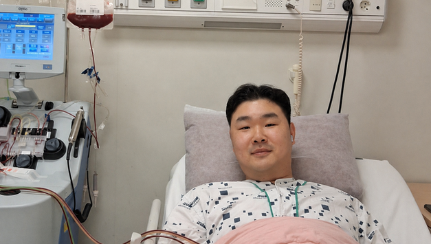 2함대 민정훈 중위, 혈액질환 환자에 조혈모세포 기증…몸상태 최상 유지하며 생명나눔 앞장